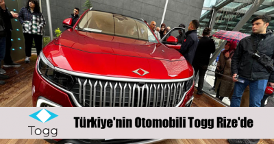 Türkiye'nin Otomobili Togg Rize'de